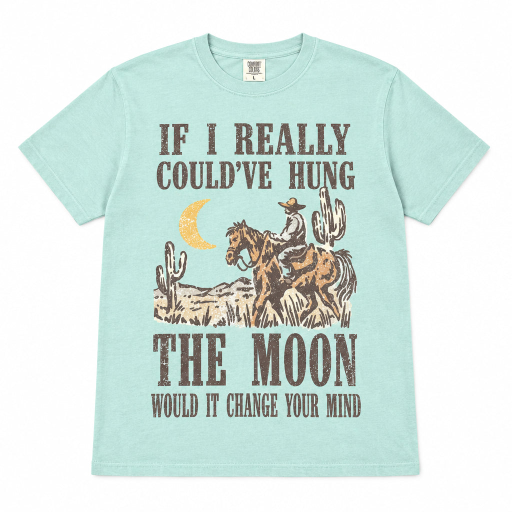 Hung the Moon Cowboy Western Graphic Tee