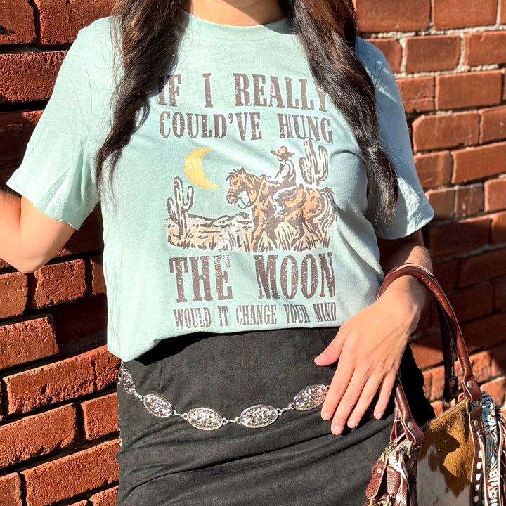 Hung The Moon Western Graphic T-shirt Envy Stylz Boutique