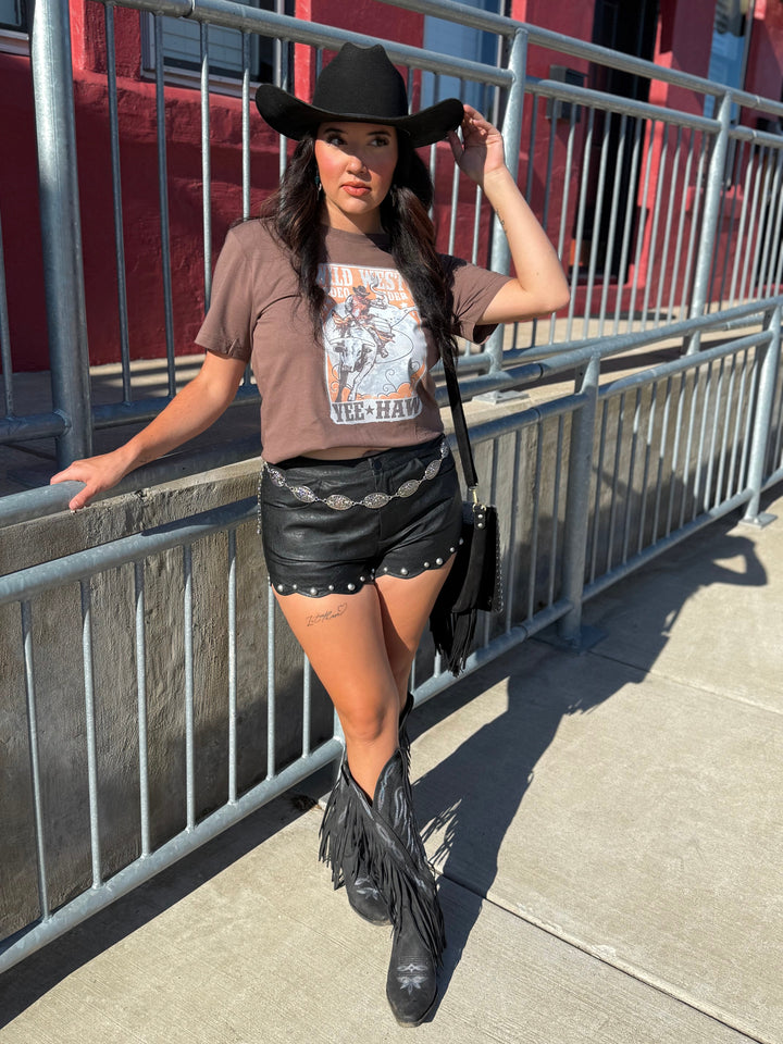 Wild West Rodeo Rider Yeehaw Graphic T-shirt Envy Stylz Boutique