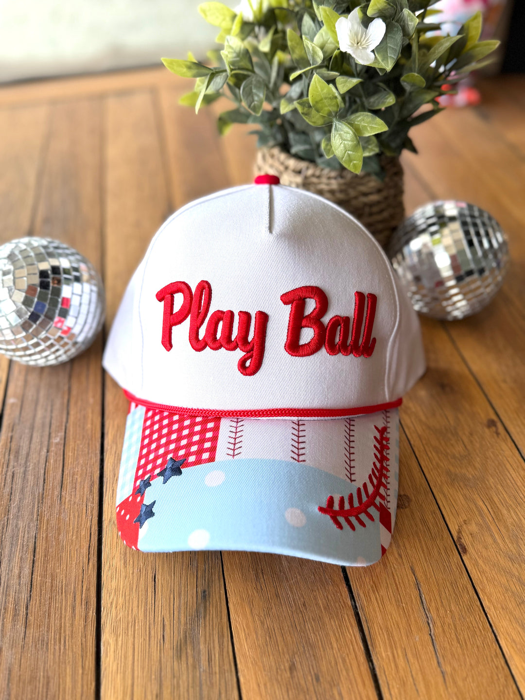Play Ball Embroidered Trucker Hat Envy Stylz Boutique