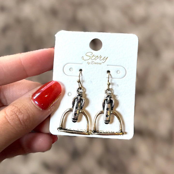 Western Stirrup Earrings Envy Stylz Boutique