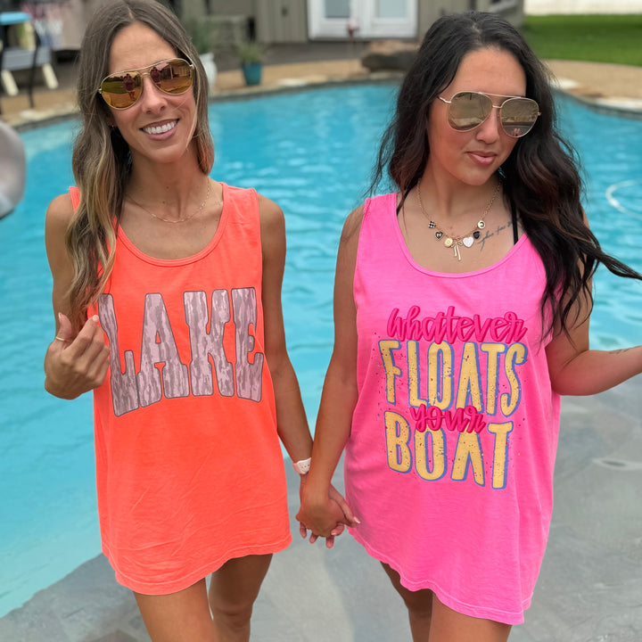 CAMO LAKE Graphic Tank Top Envy Stylz Boutique