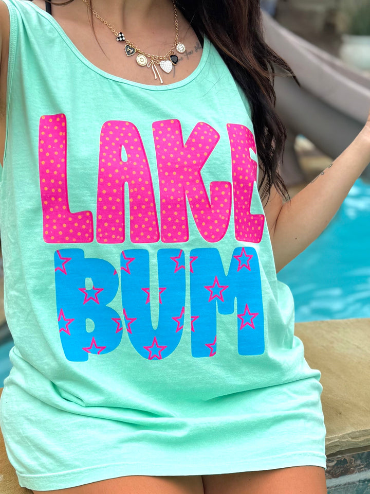 Lake Bum Stars Graphic Tank Top Envy Stylz Boutique