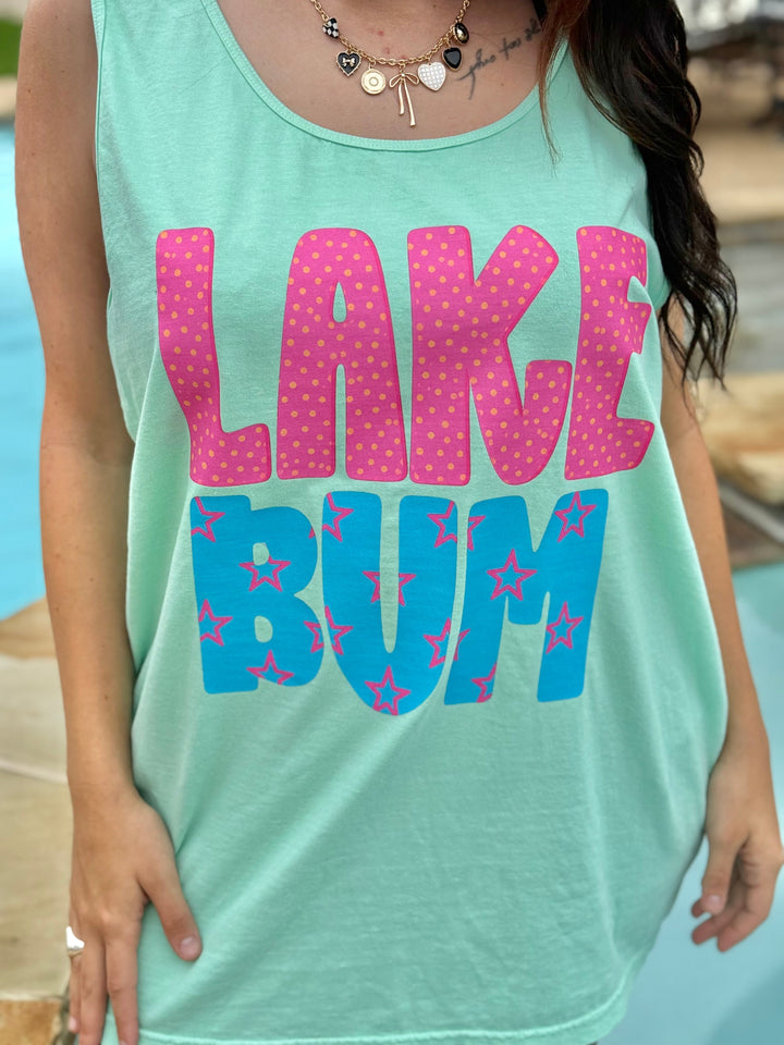 Lake Bum Stars Graphic Tank Top Envy Stylz Boutique