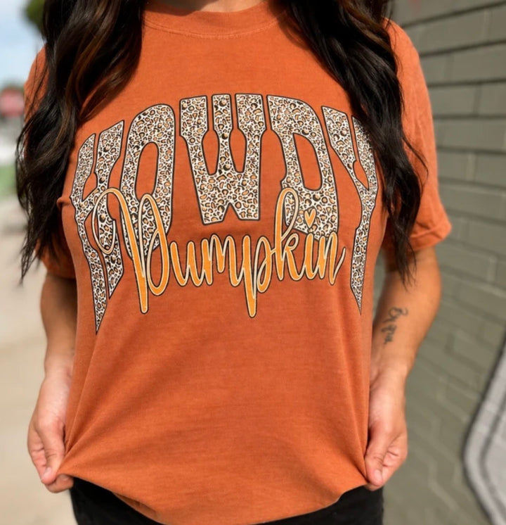 Howdy Pumpkin Western Fall Graphic Tee