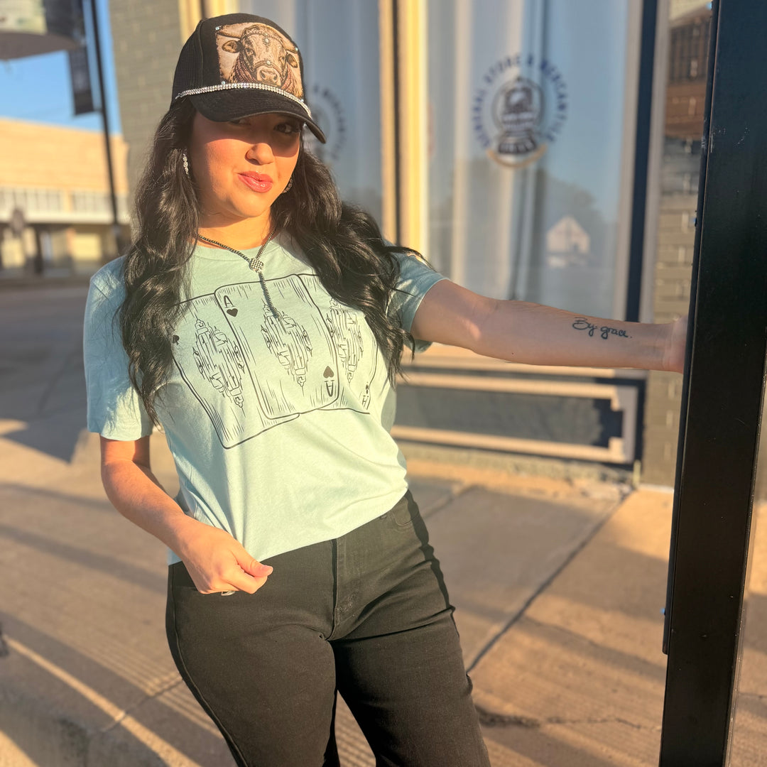 Playing Cards Western Tee