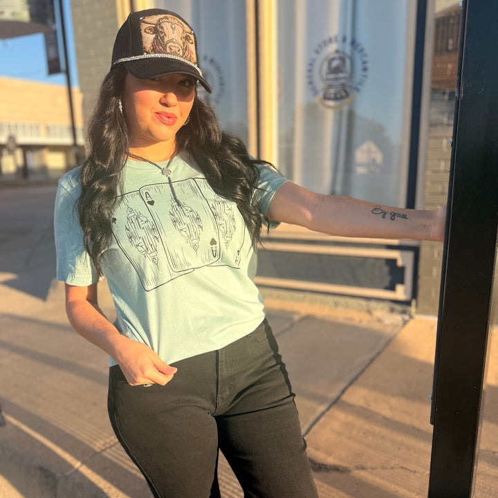 Playing Cards Western Tee
