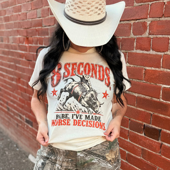 8 Seconds, Worse Decisions Graphic Tee additional product image 2