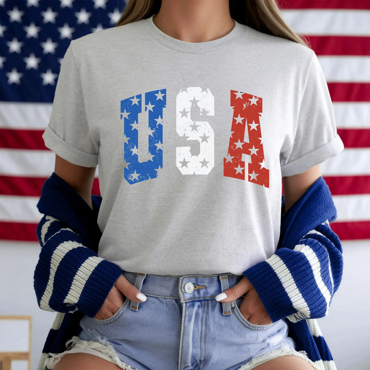 USA Stars Graphic Tee Envy Stylz Boutique