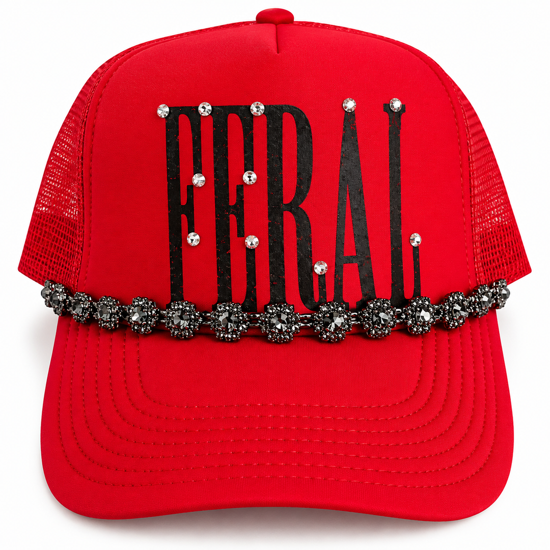 Feral and Diamonds Western Trucker Hat additional product image 3