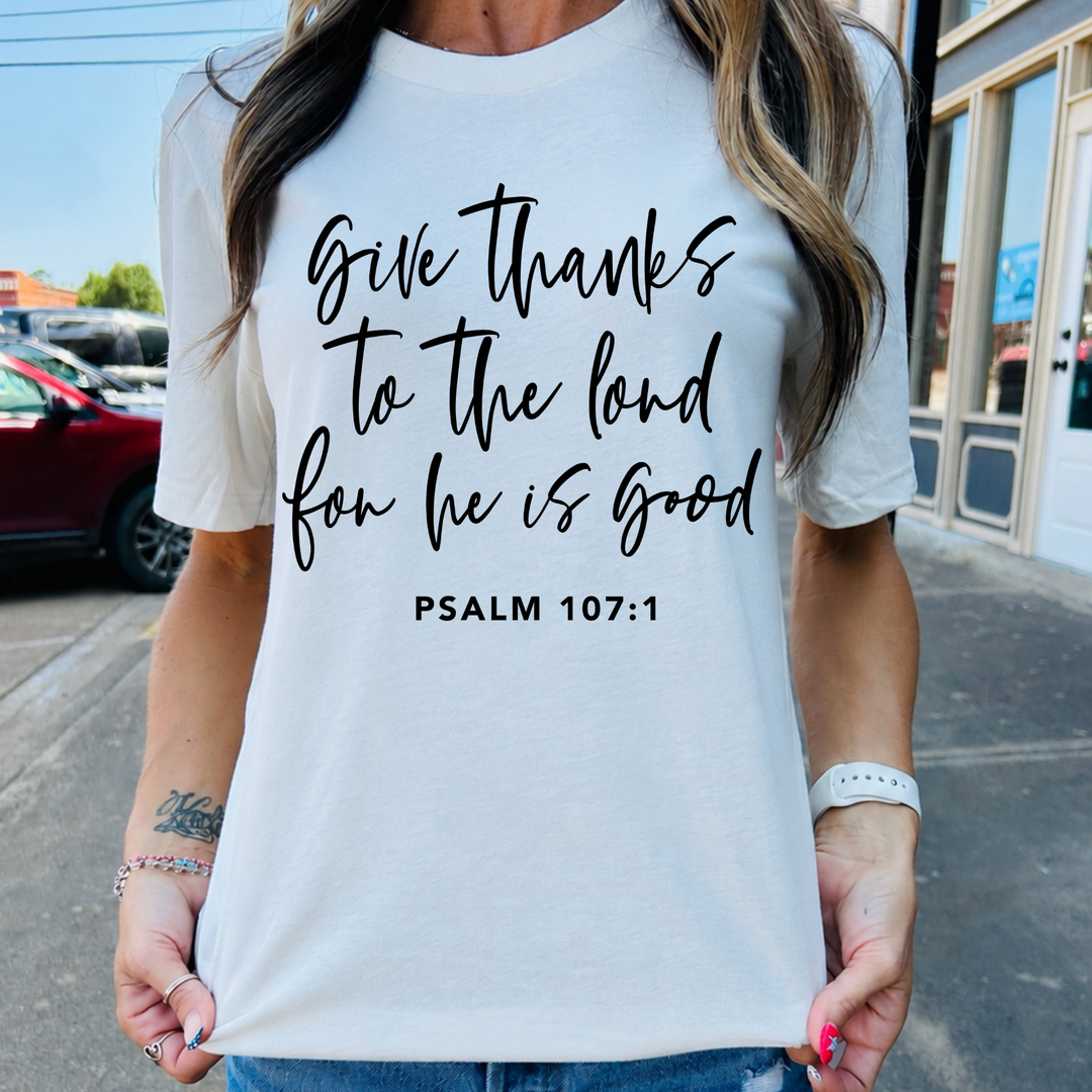DEAL OF THE WEEK Give Thanks To The Lord Graphic T-Shirt Envy Stylz Boutique