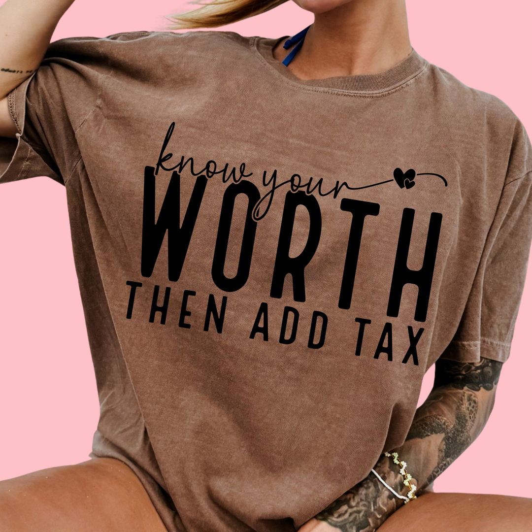 DEAL OF THE WEEK Know Your Worth Graphic T-Shirt Envy Stylz Boutique