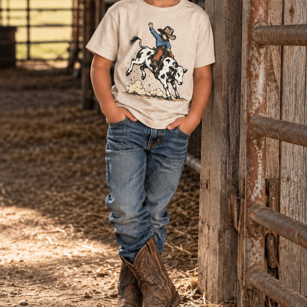 Little Bull Rider Boys Graphic Tee additional product image 3