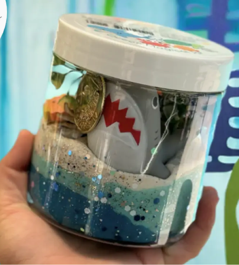 Large Sensory Dough Jar Ocean Envy Stylz Boutique