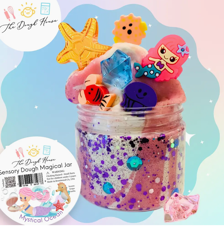 Small Sensory Dough Jar Mystical Ocean Envy Stylz Boutique