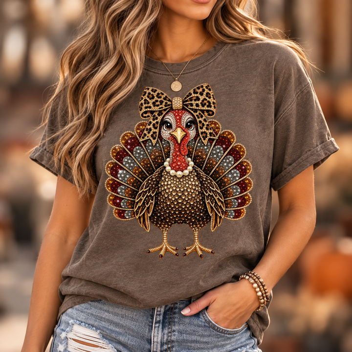 Boujee Turkey Graphic Tee product image 3