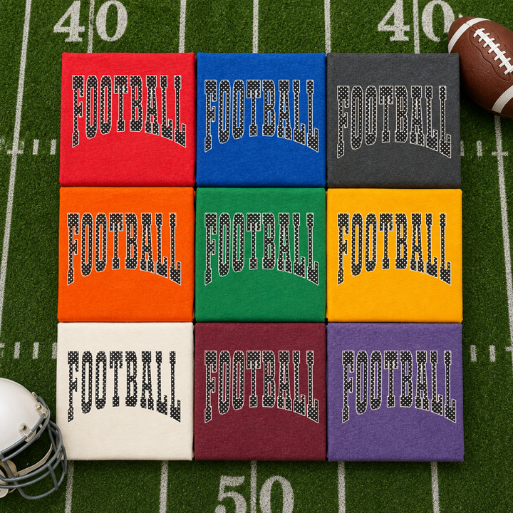 Football Polka Dot With Bow Graphic Tee Envy Stylz Boutique
