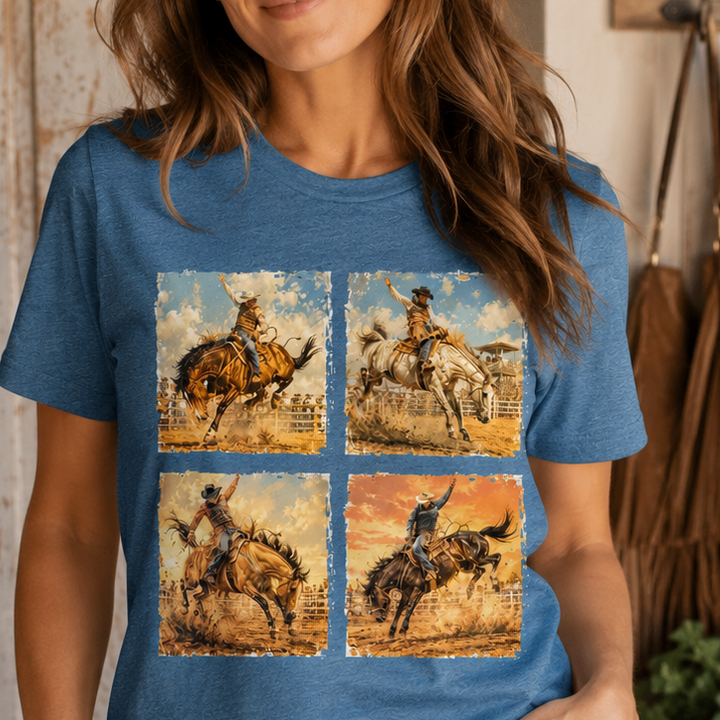 Cowboy Horse Rider Western Graphic Tee