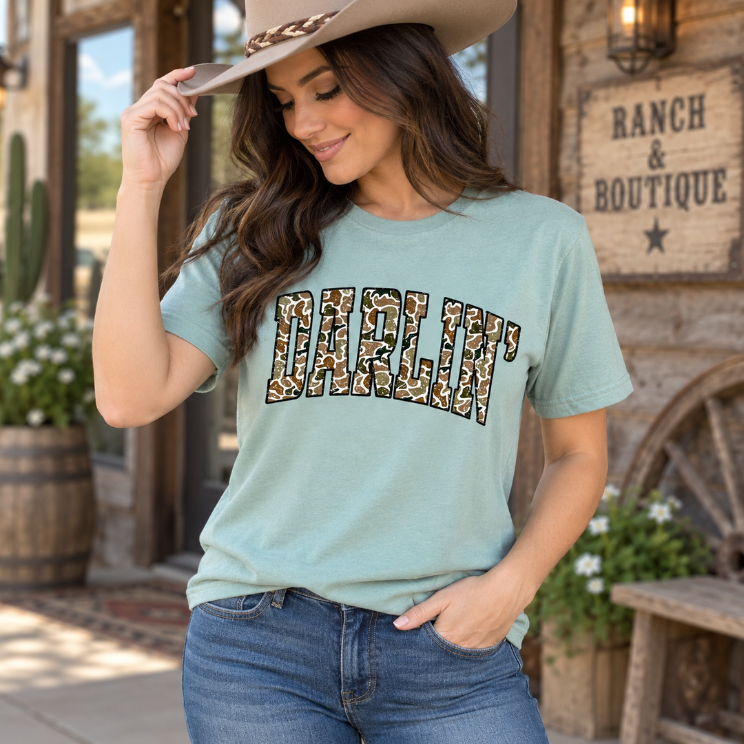 Woman wearing Darlin&