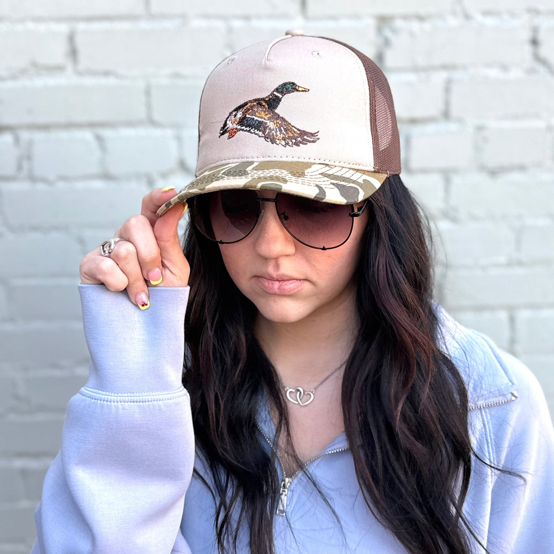 Envy Stylz Boutique Hats - Trucker Duck Patch Trucker Hat