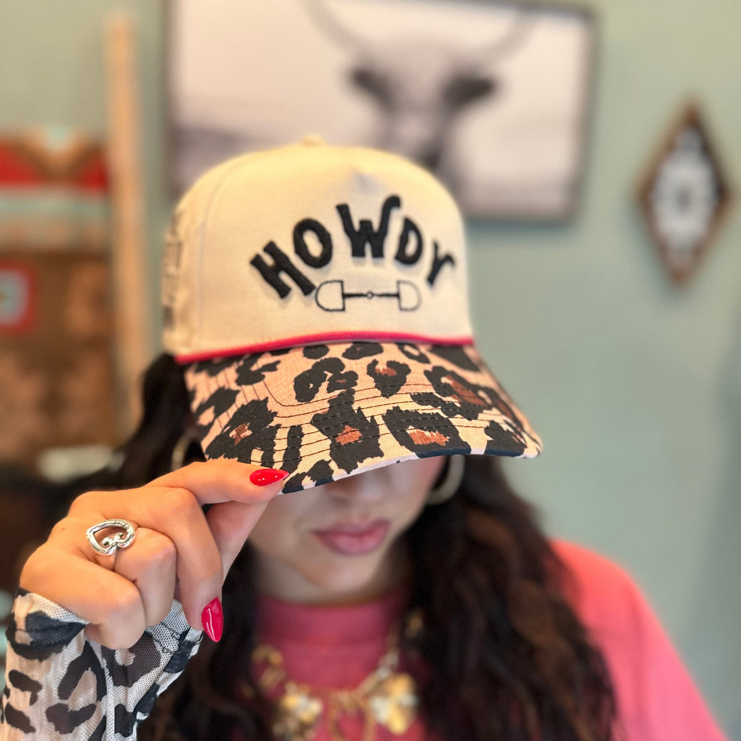 Envy Stylz Boutique Howdy Leopard Trucker Hat