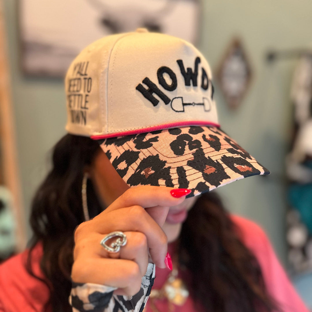Envy Stylz Boutique Howdy Leopard Trucker Hat