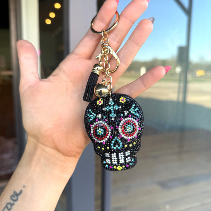 Envy Stylz Boutique keychain Skeleton Rhinestone Keychains