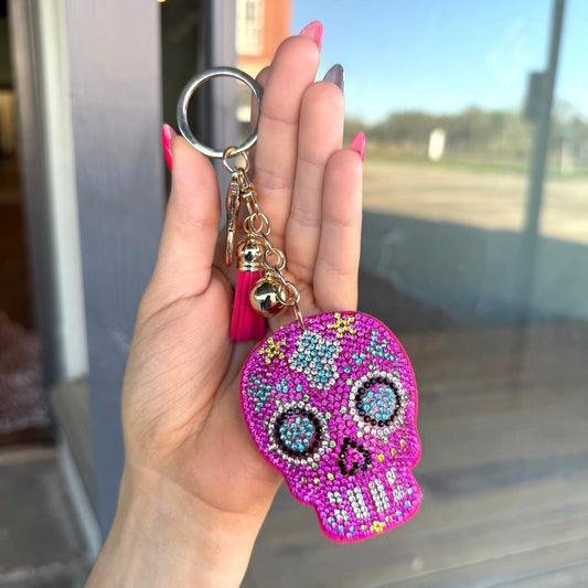 Envy Stylz Boutique keychain Skeleton Rhinestone Keychains