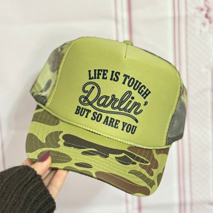 Envy Stylz Boutique Life Is Tough Darlin’ Trucker Hat