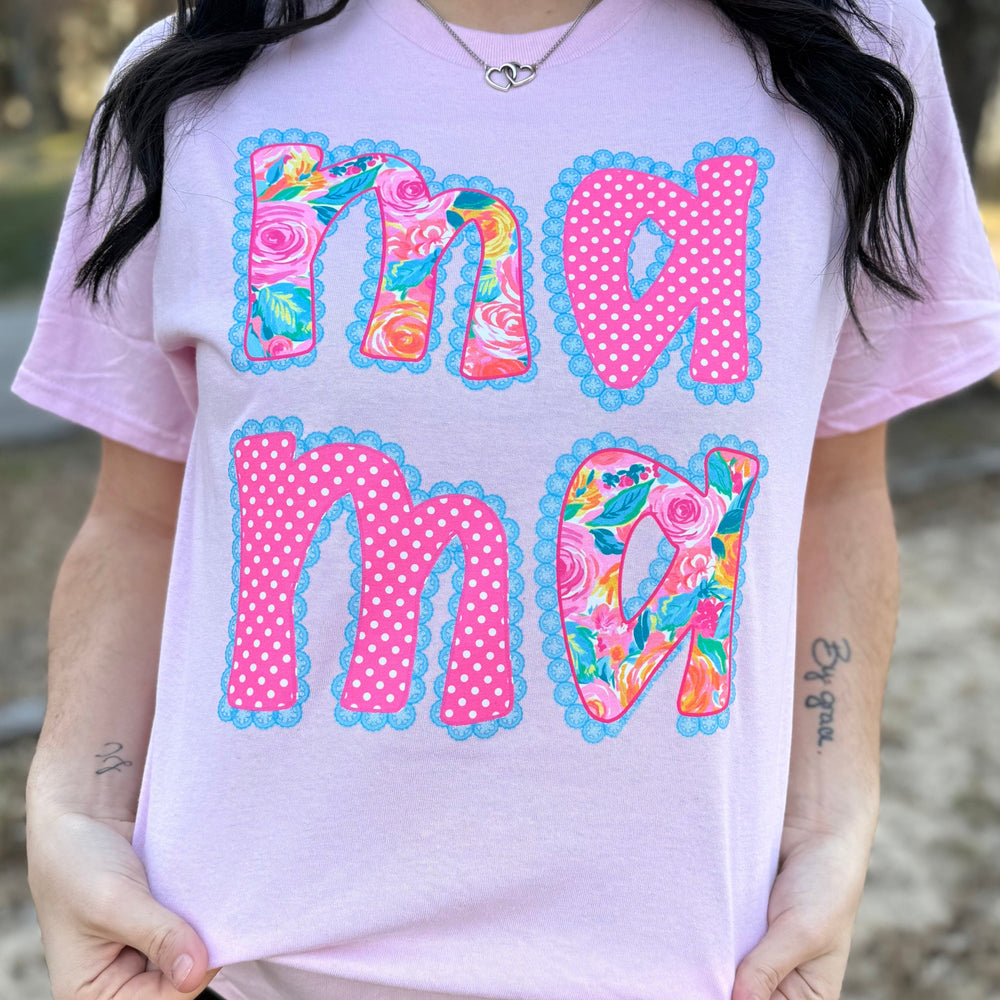 Envy Stylz Boutique Men - Apparel - Shirts - T-Shirts Floral Mama and Dots Graphic T-shirt