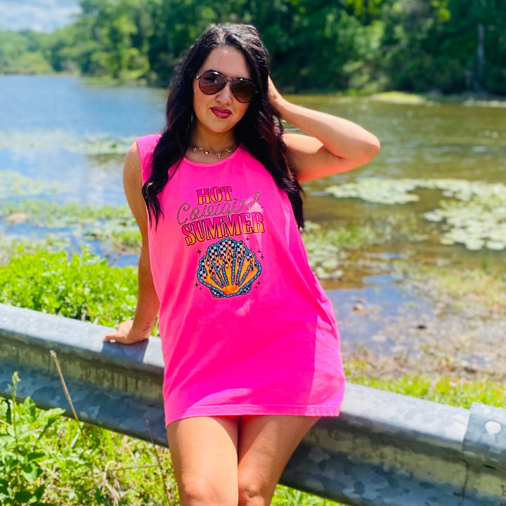 Envy Stylz Boutique Men - Apparel - Shirts - T-Shirts Hot Cowgirl Summer Graphic Tank Top