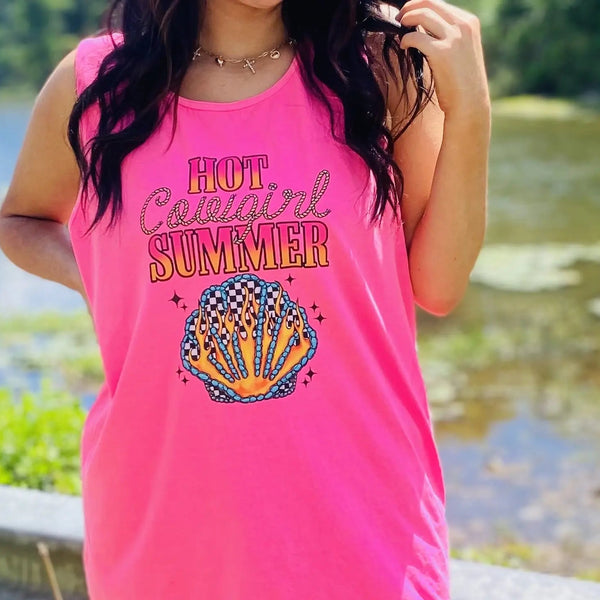 Envy Stylz Boutique Men - Apparel - Shirts - T-Shirts Hot Cowgirl Summer Graphic Tank Top