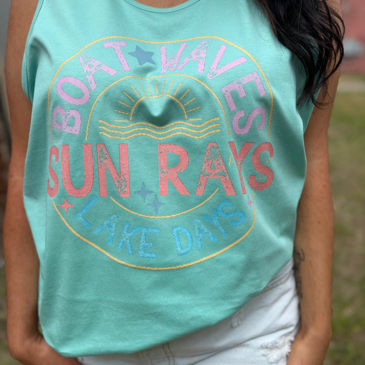 Envy Stylz Boutique Men - Apparel - Shirts - T-Shirts Lake Days Graphic Tank Top