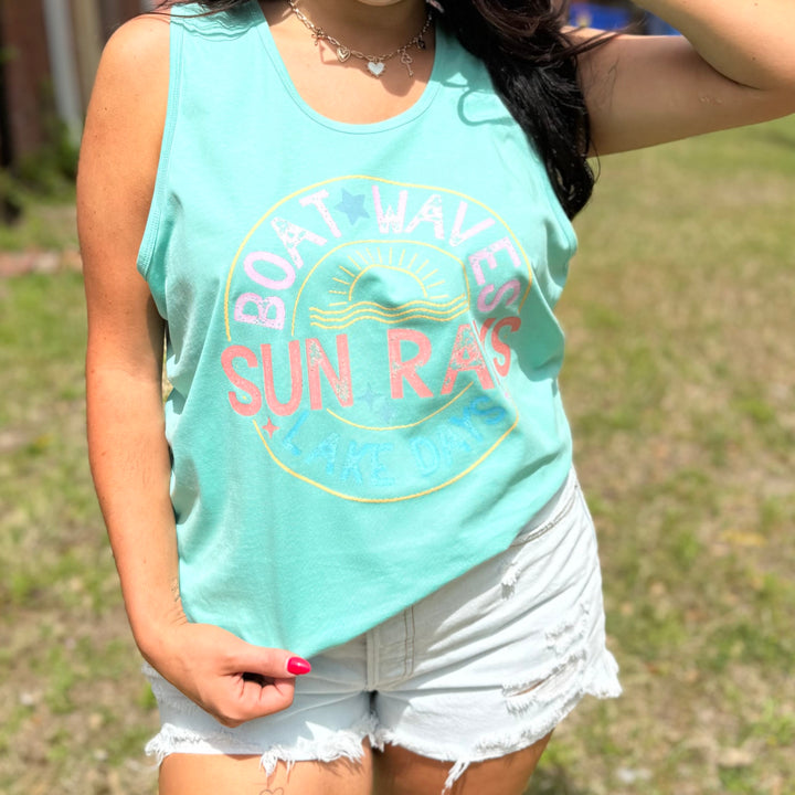 Envy Stylz Boutique Men - Apparel - Shirts - T-Shirts Lake Days Graphic Tank Top