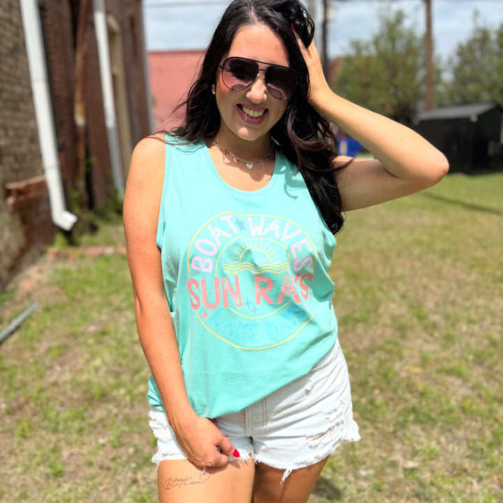 Envy Stylz Boutique Men - Apparel - Shirts - T-Shirts Lake Days Graphic Tank Top