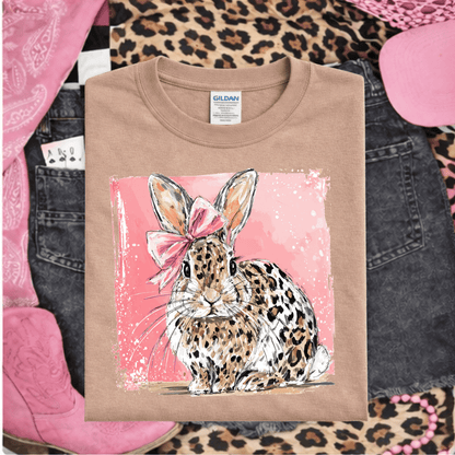Envy Stylz Boutique Men - Apparel - Shirts - T-Shirts Leopard Bunny Graphic T-shirt