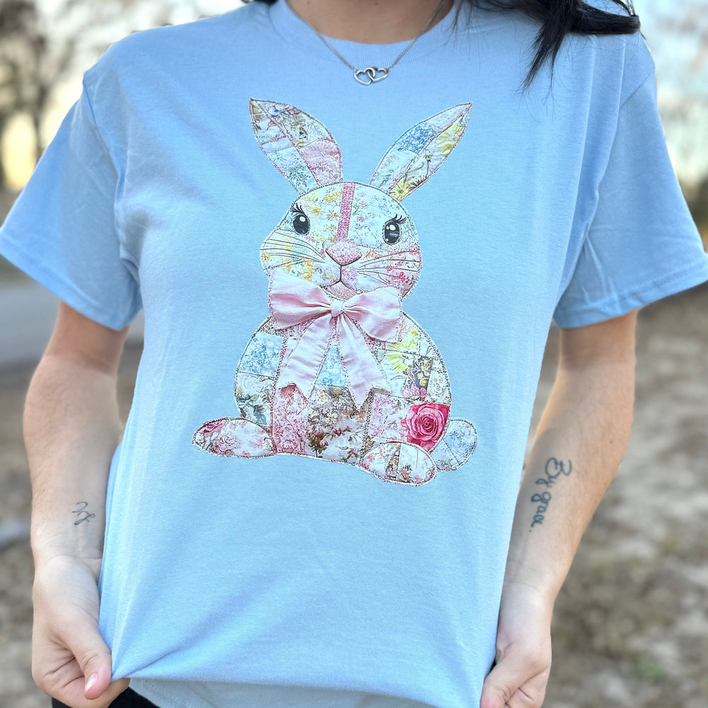 Envy Stylz Boutique Men - Apparel - Shirts - T-Shirts Patchwork Bunny Graphic T-shirt