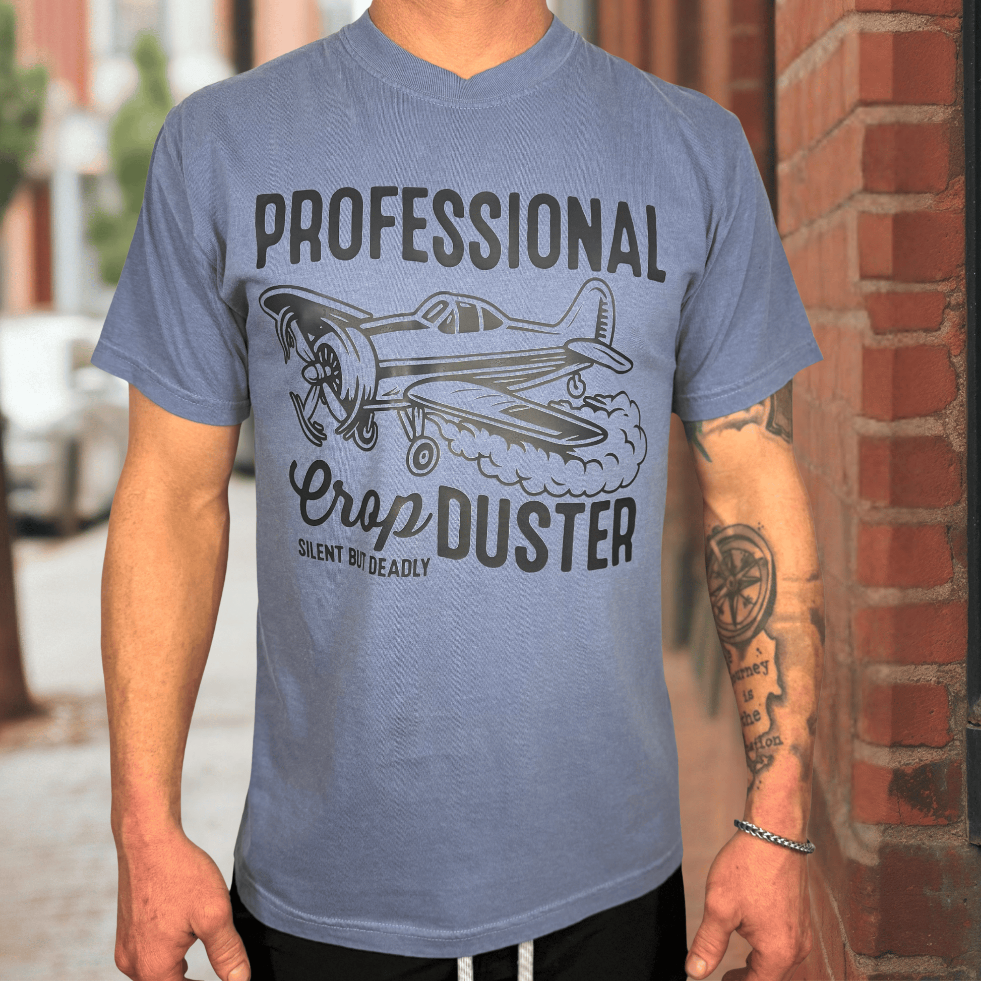 Envy Stylz Boutique Men - Apparel - Shirts - T-Shirts Professional Crop Duster Graphic Tee