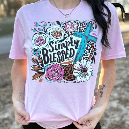 Envy Stylz Boutique Men - Apparel - Shirts - T-Shirts Simply Blessed Graphic T-shirt