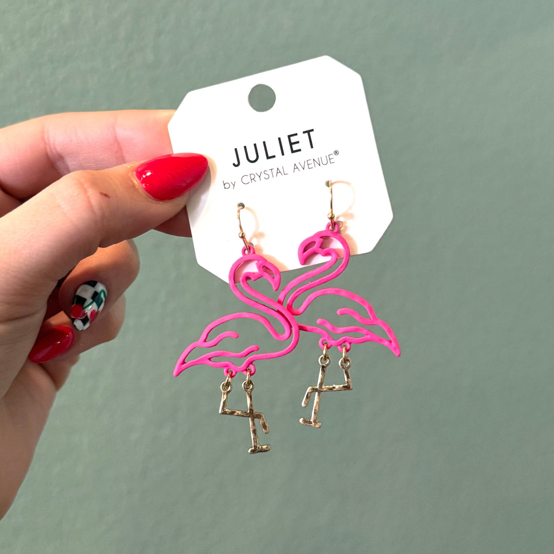 Envy Stylz Boutique Women - Accessories - Earrings Flamingo Dangle Earrings