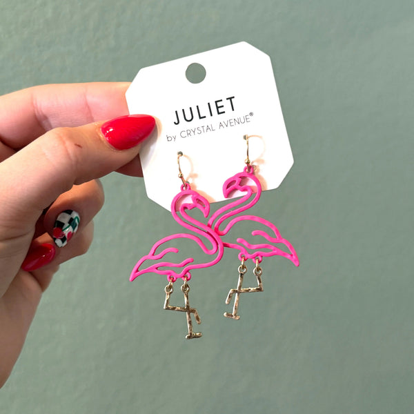 Envy Stylz Boutique Women - Accessories - Earrings Flamingo Dangle Earrings