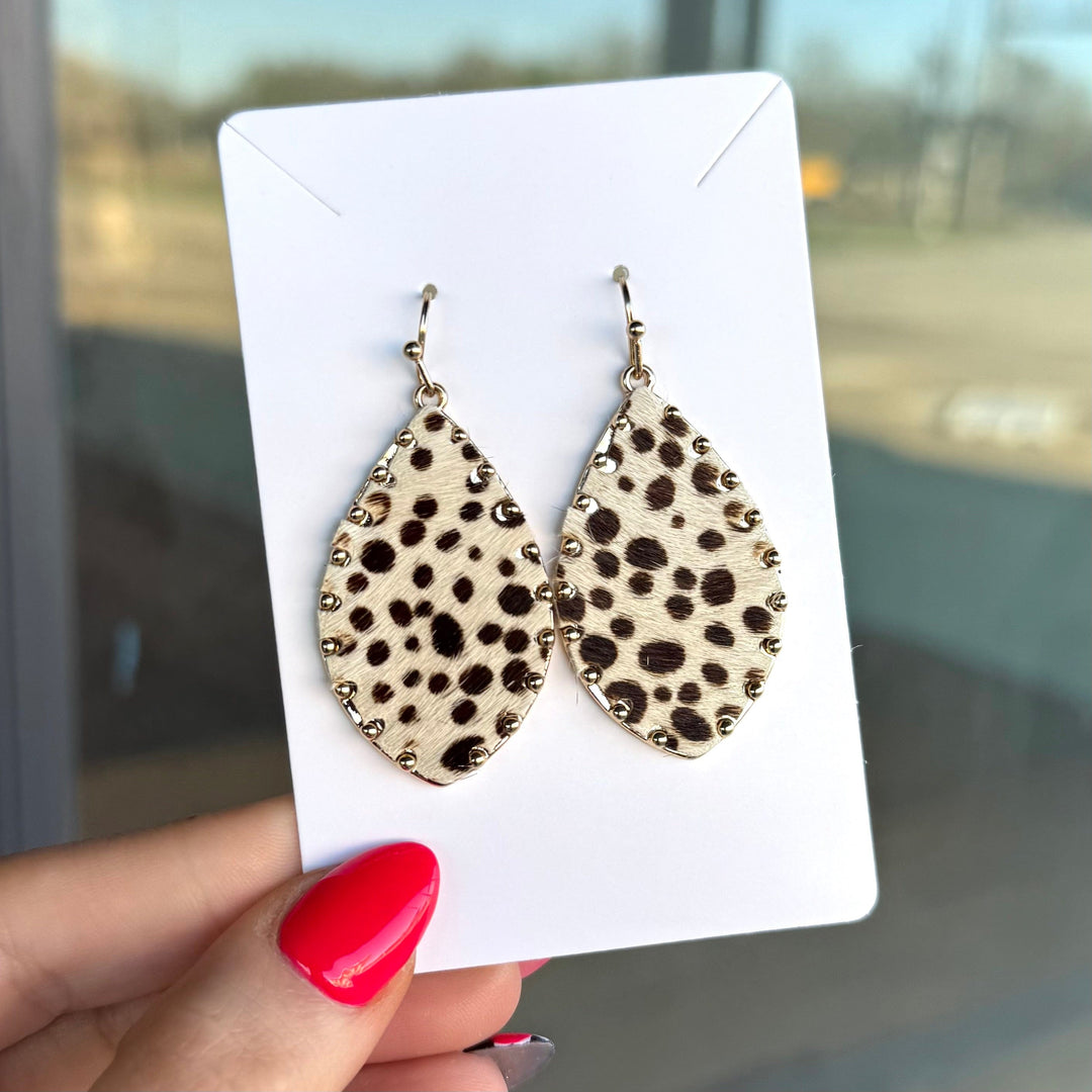 Envy Stylz Boutique Women - Accessories - Earrings Leopard Faux Fur Teardrop Earrings