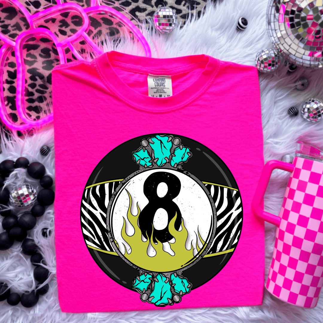 Envy Stylz Boutique Women - Apparel - Shirts - T-Shirts 8 Ball Concho Graphic Tee