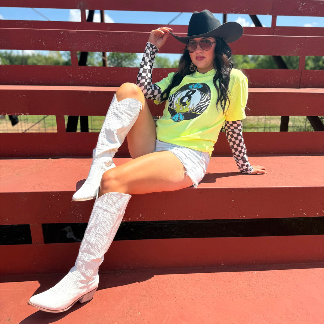 Envy Stylz Boutique Women - Apparel - Shirts - T-Shirts 8 Ball Concho Graphic Tee
