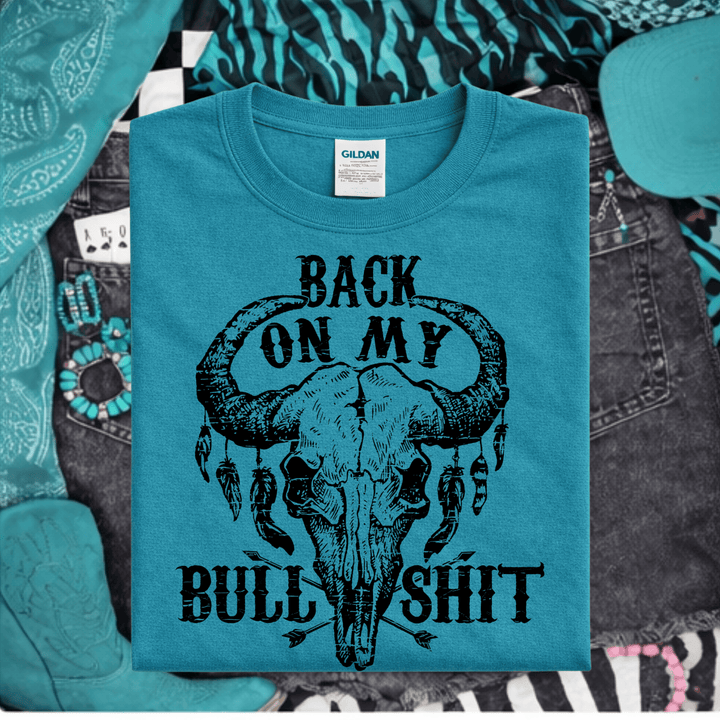 Envy Stylz Boutique Women - Apparel - Shirts - T-Shirts Back On My Bullsh*t Graphic Tee