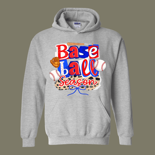 Envy Stylz Boutique Women - Apparel - Shirts - T-Shirts Baseball Season Patchwork Graphic Hoodie