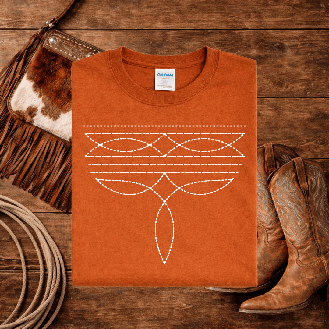 Envy Stylz Boutique Women - Apparel - Shirts - T-Shirts Boot Stitch Graphic T-shirt - Women&