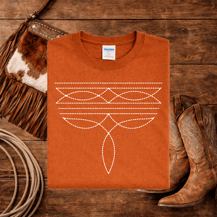 Envy Stylz Boutique Women - Apparel - Shirts - T-Shirts Boot Stitch Graphic T-shirt - Women&