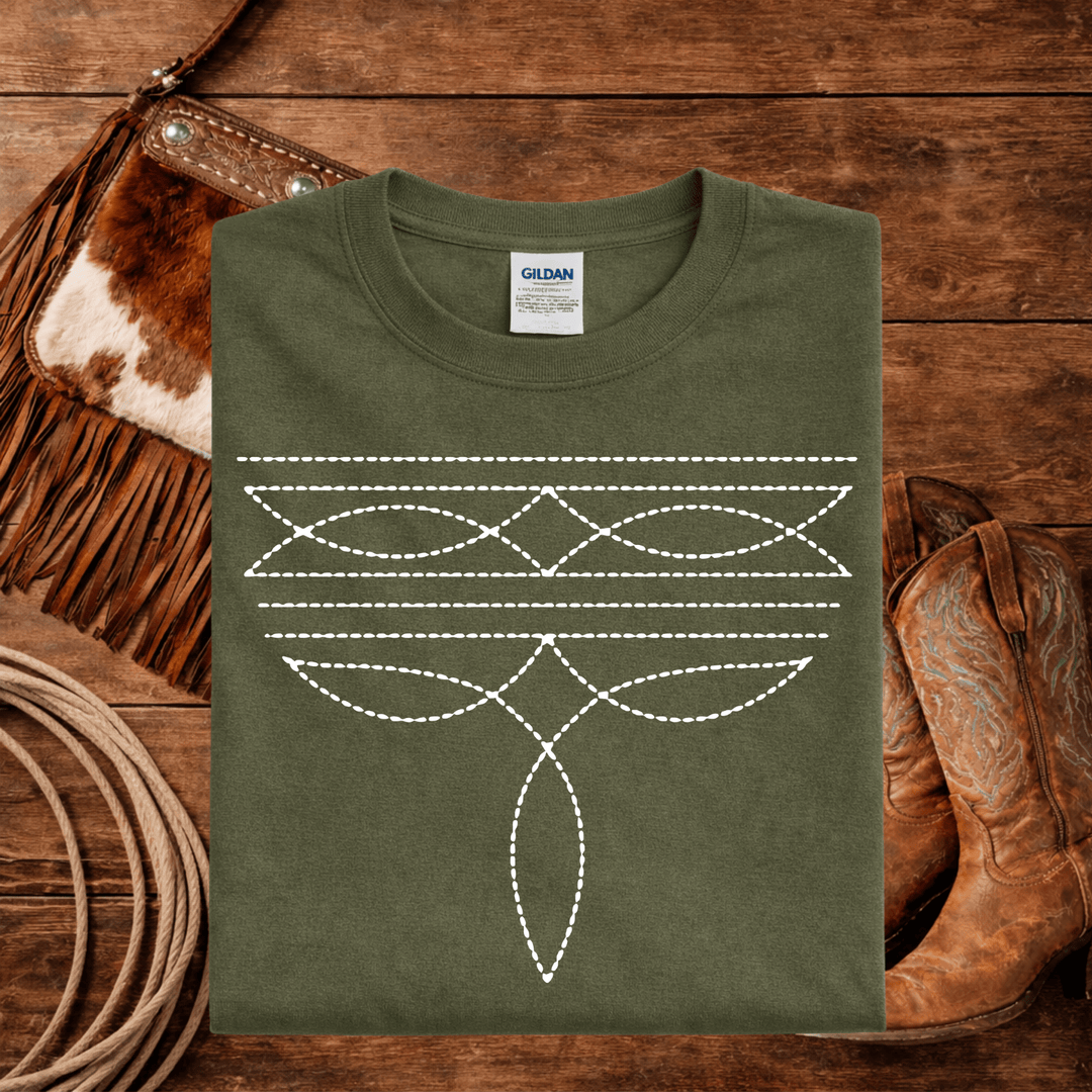 Envy Stylz Boutique Women - Apparel - Shirts - T-Shirts Boot Stitch Graphic T-shirt - Women&