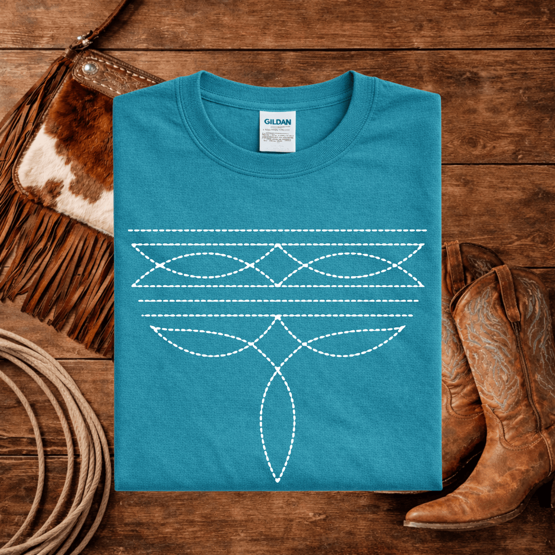 Envy Stylz Boutique Women - Apparel - Shirts - T-Shirts Boot Stitch Graphic T-shirt - Women&